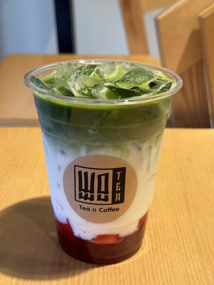 Strawberry Matcha Latte